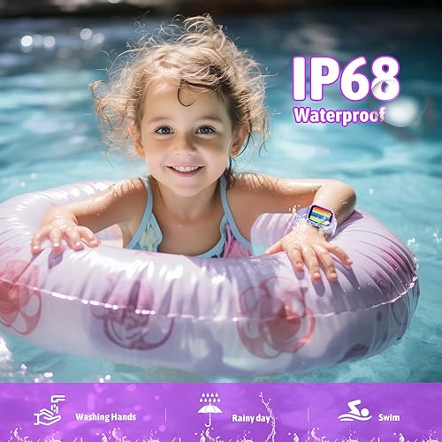 Miniatura 7 de Reloj inteligente para niños, no necesita teléfono, reloj de seguimiento de fitness de vidrio templado para niños y niñas con 19 modos deportivos,