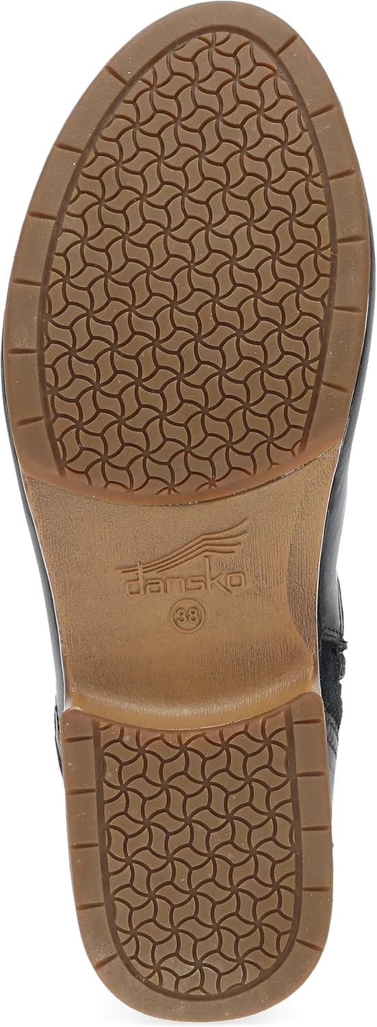 Dansko Monique Women's Equestrian-Inspired Ankle Bootie -Leather & Suede Low-Heel Boot with Classic Hardware and All-Day Comfort & Support - Image 3