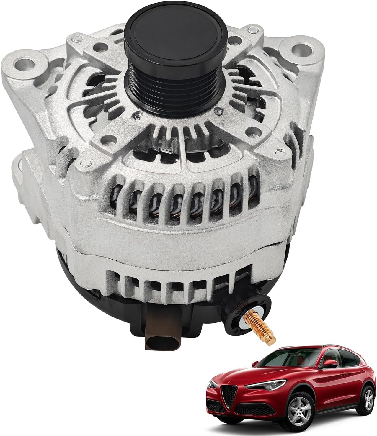 Alternator 180A 14V Compatible With Alfa Romeo Stelvio 2018-2020 for Giulia 2017-2020 50537696 570050552