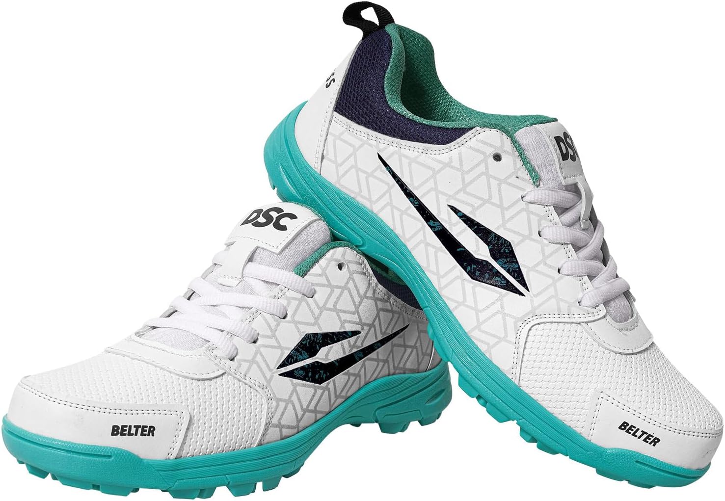 DSC Men's Cricket Shoes - Lightweight PVC Outsole, EVA Cushioning, Textured Upper, Toe/Heel Protection for Recreational Play