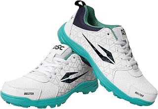 DSC Men's Cricket Shoes - Lightweight PVC Outsole, EVA Cushioning, Textured Upper, Toe/Heel Protection for Recreational Play