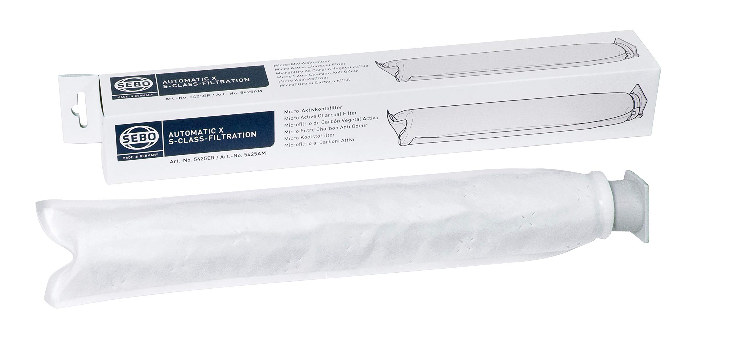 Filtre charbon actif Sebo 5425ER anti odeur aspirateur professional G
