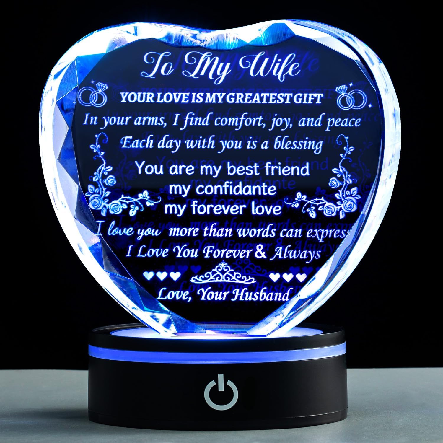 KMNKSCN Gifts for Wife from Husband, Wedding Anniversary