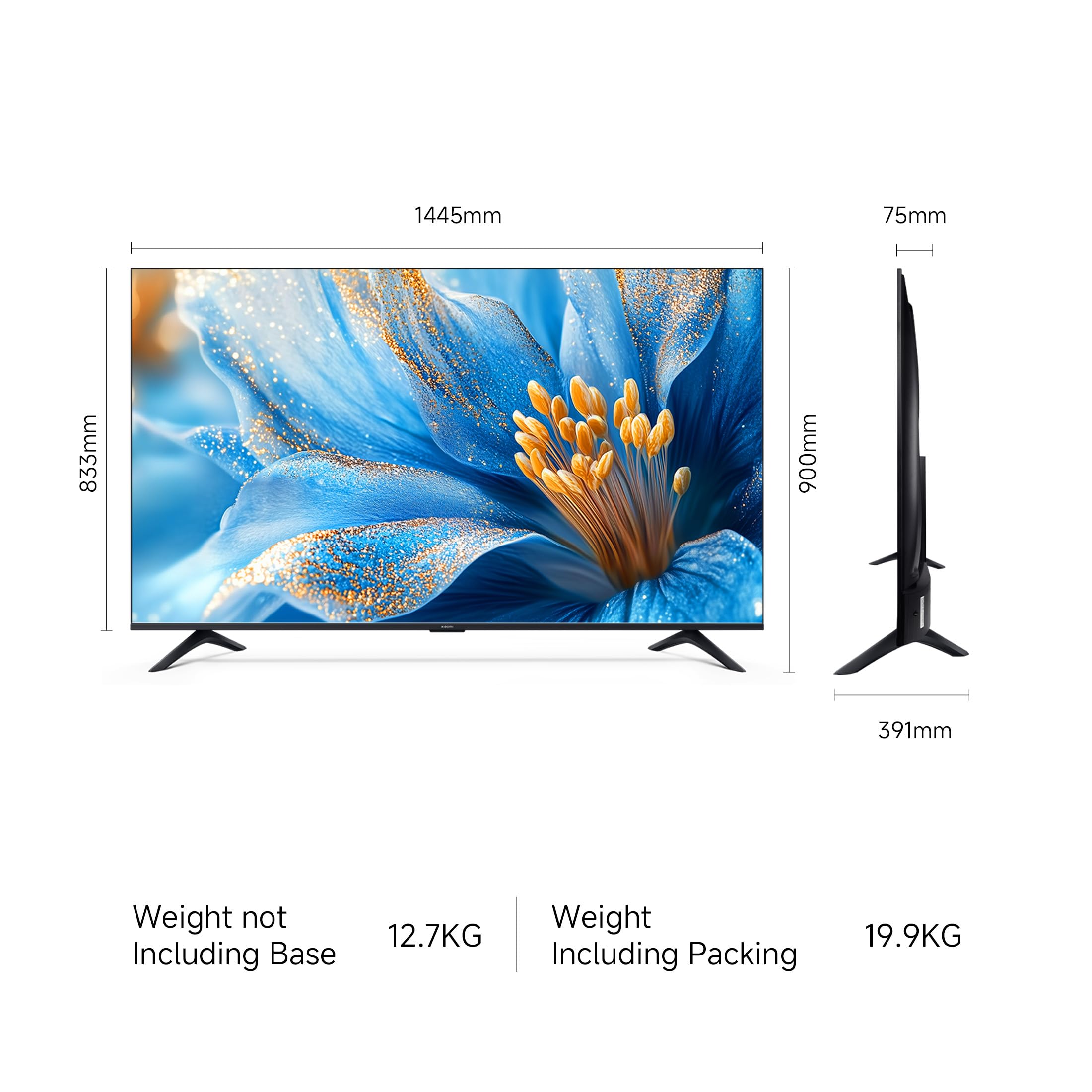 Xiaomi (164 cm) 65 inch X Pro 4K QLED | Dolby Vision & HDR10+| 34W Boom Box Speakers| 120Hz Game Booster| Gemini AI| TV | L65MB-APIN — Amazon image 6