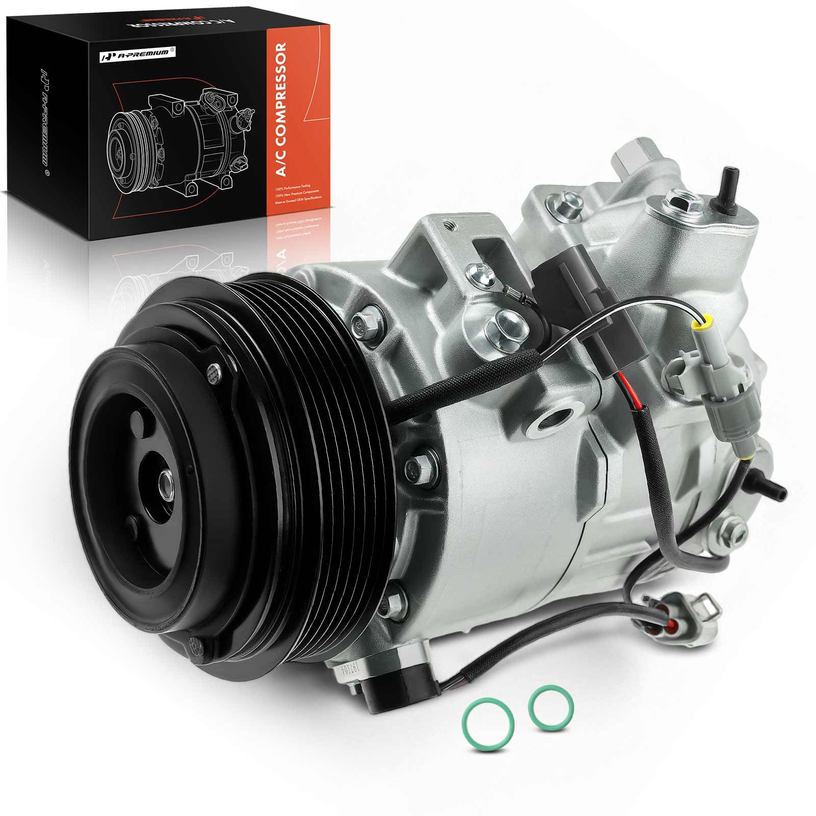 A-Premium Air Conditioner AC Compressor with Clutch Compatible with Lexus LS430 4.3L 2001-2003