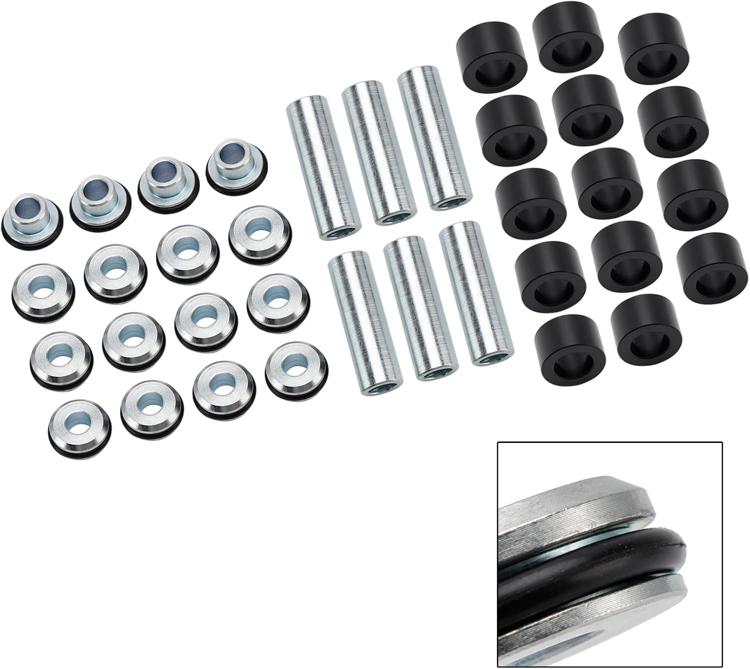 A-Arm Bushing Kit 5452233 1547735 5139966 1543611 Fits For Polaris RZR XP/XP 4 1000 2014-2023 - Suspension Upgrade