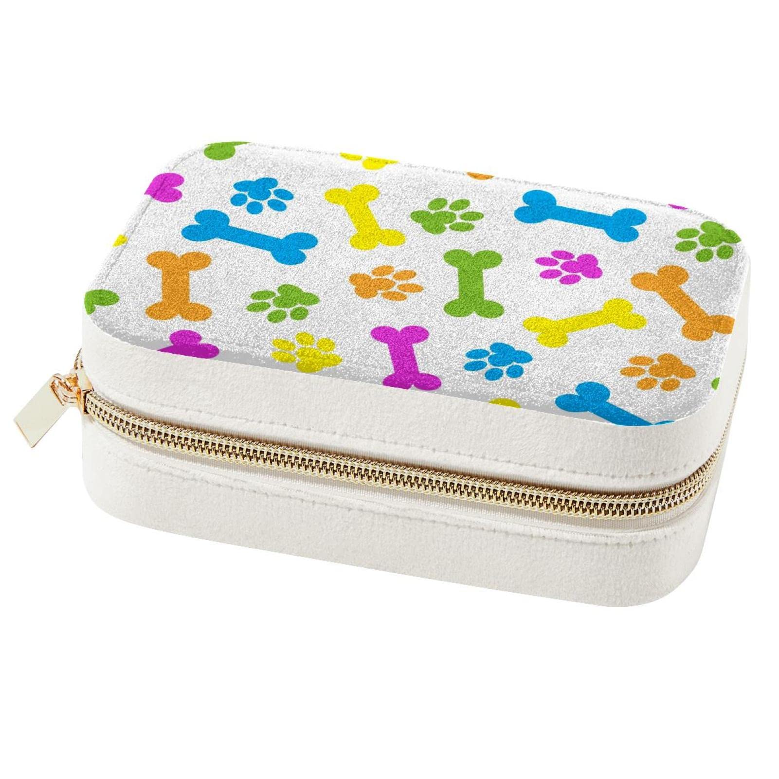 Organiseur de bijoux de voyage portable et boîte de rangement bagues
