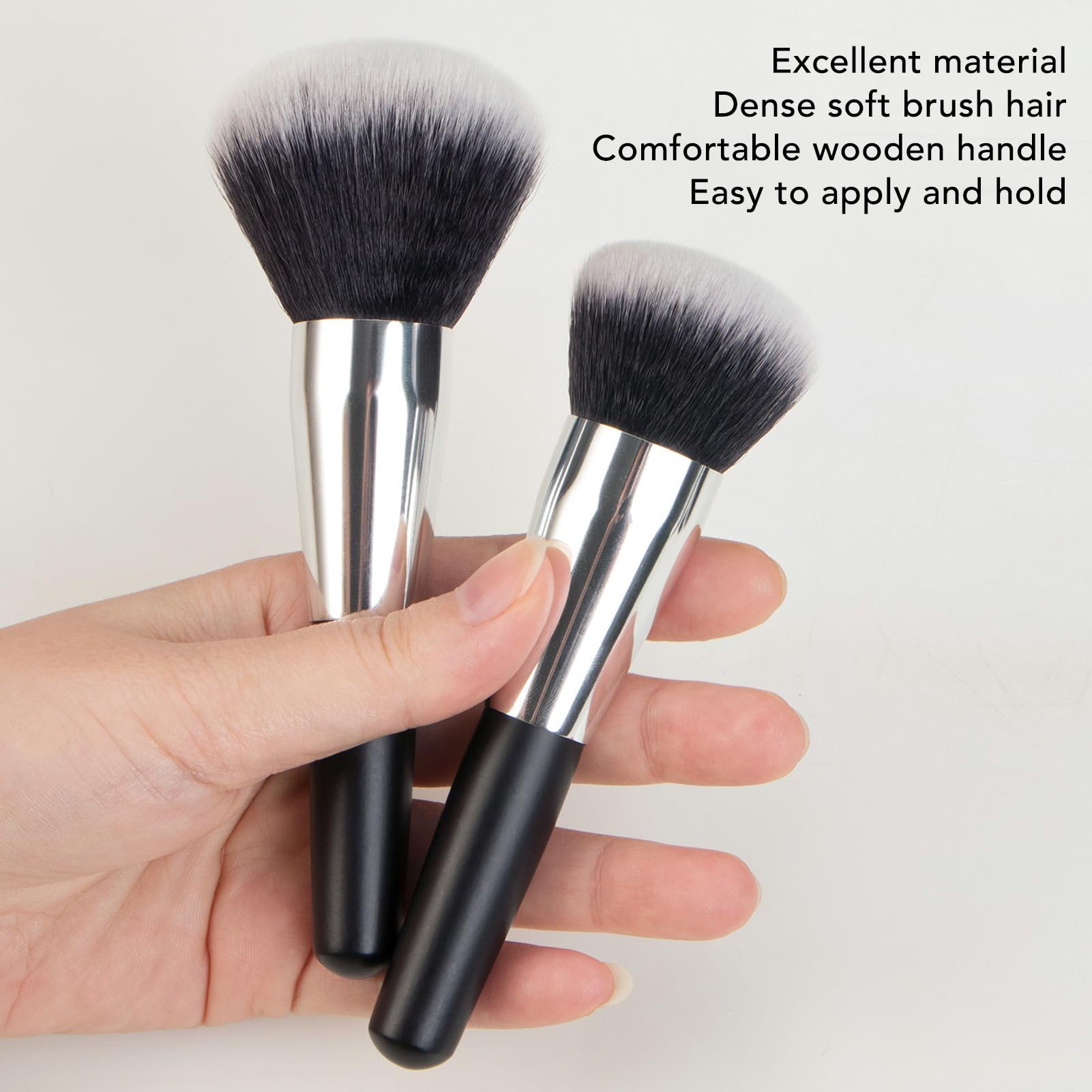 Juego de Brochas de Maquillaje de 40 Piezas, Kit de Brochas Cosméticas con Mango de Madera Suave Profesional con Bolsa de Almacenamiento, Juego de Brochas de Maquillaje de Viaje
