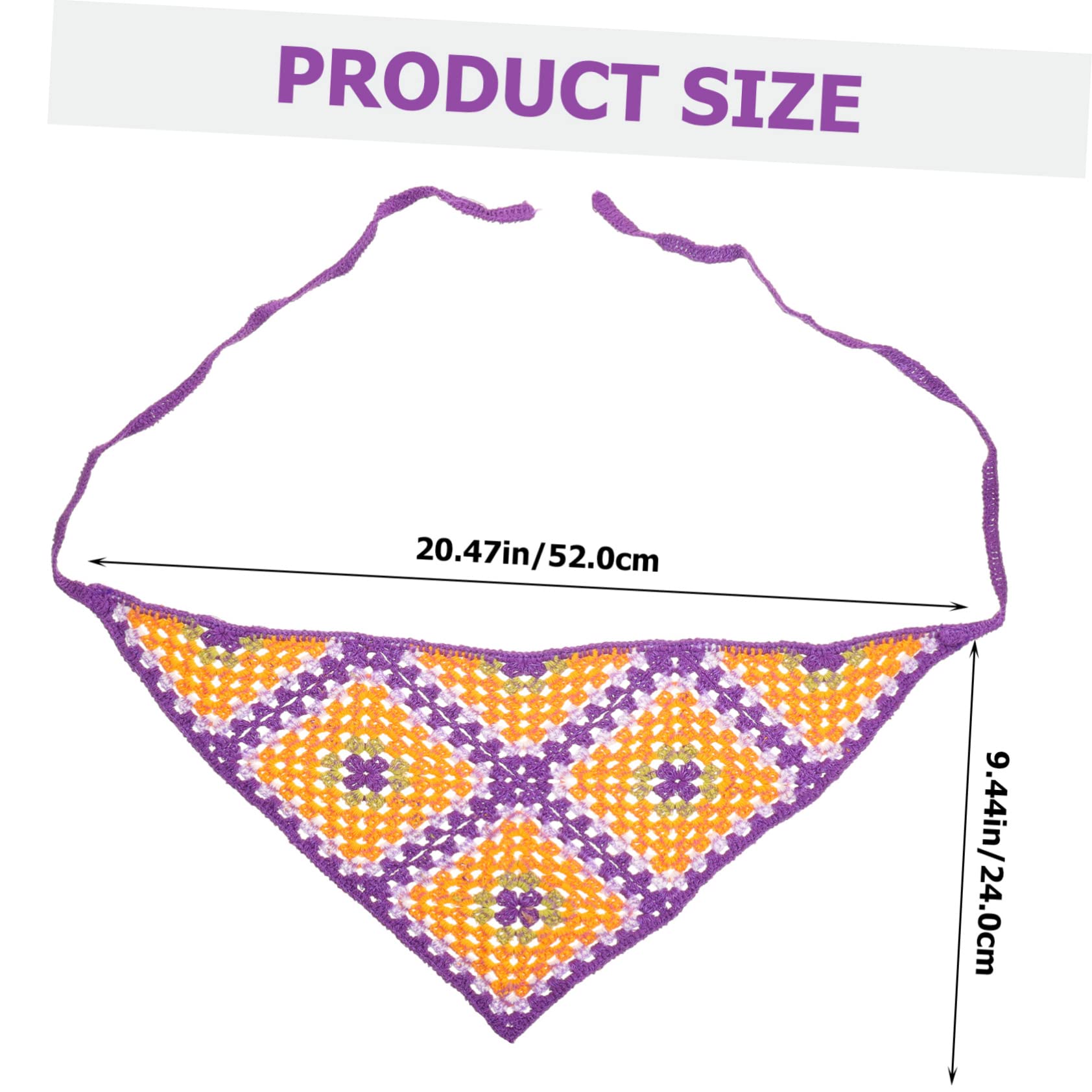 MAGICLULU 5piezas Bandana De Ganchillo Para Mujeres Diadema Para y Ocasiones Especiales Accesorio Cómodo y Transpirable Cabello