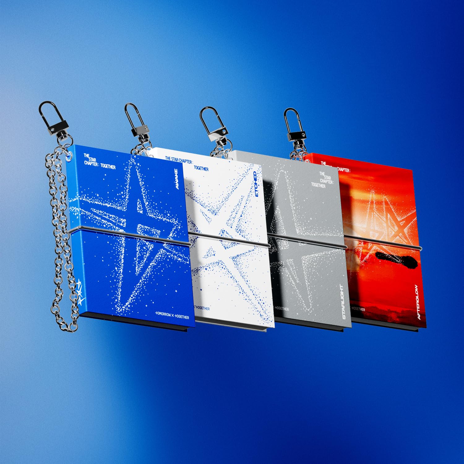 【正規輸入盤】TXT [THE STAR CHAPTER : TOGETHER (Mini Book Keyring Ver.)]（韓国盤）※デジタルアルバムでありCDは同梱されてません（アプリ必要）