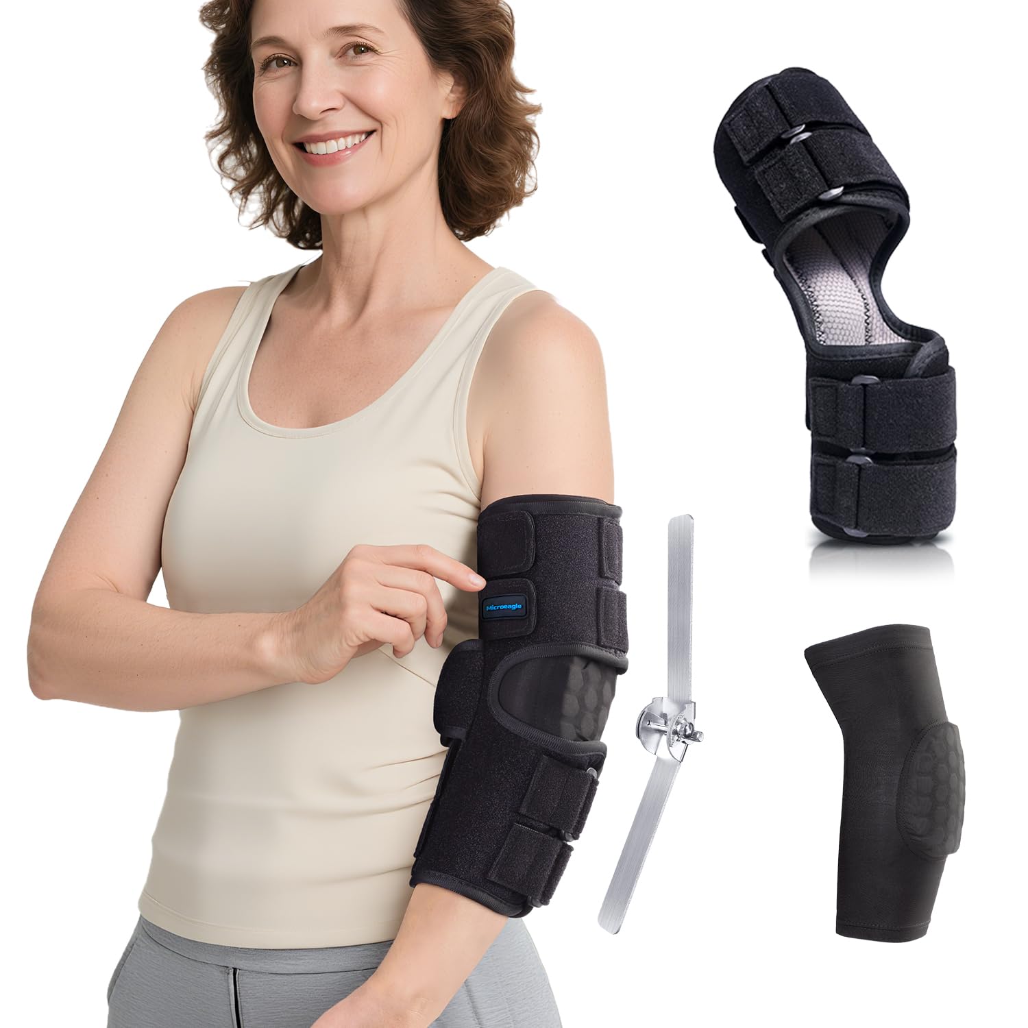Photo 1 of Microeagle Cubital Tunnel Syndrome Elbow Brace Splint For Ulnar Nerve Entrapment