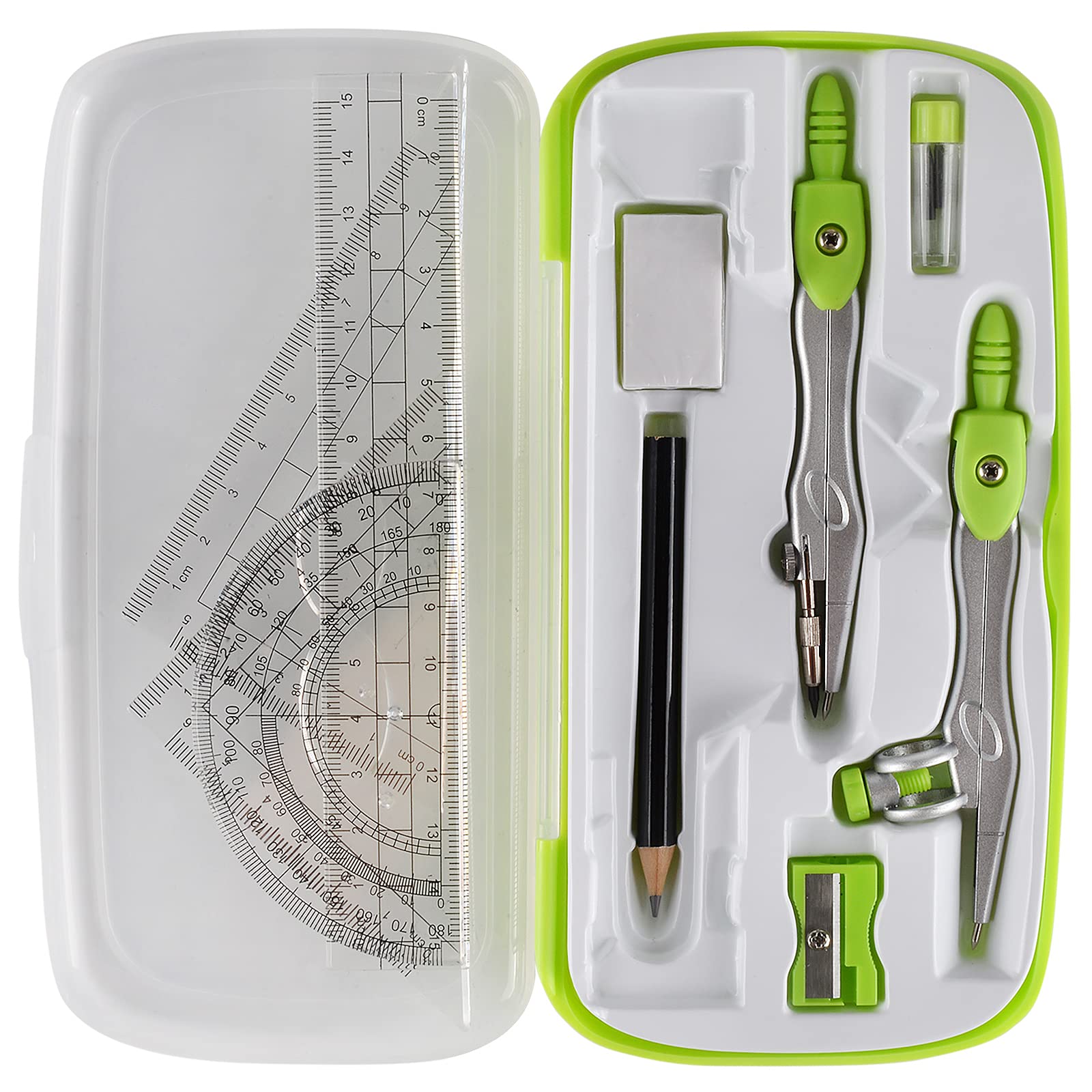 Buy ZOOZE Geometry Set,10in1 Math Kit Drafting Tools Include Study