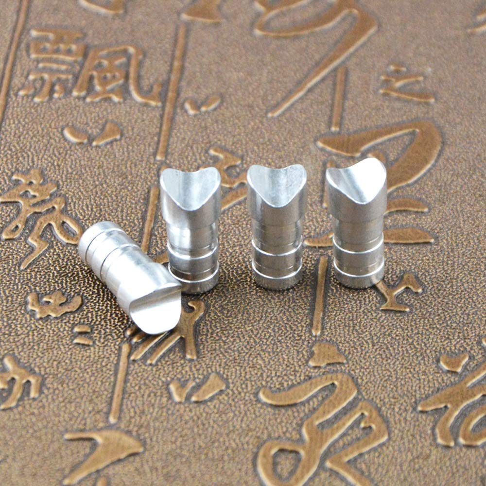 50 Pcs Encoches Aluminium Demi-Lune Pour Arbalète – ID 6.2/7.6 Mm, Rechange Flèches Chasse/Tir