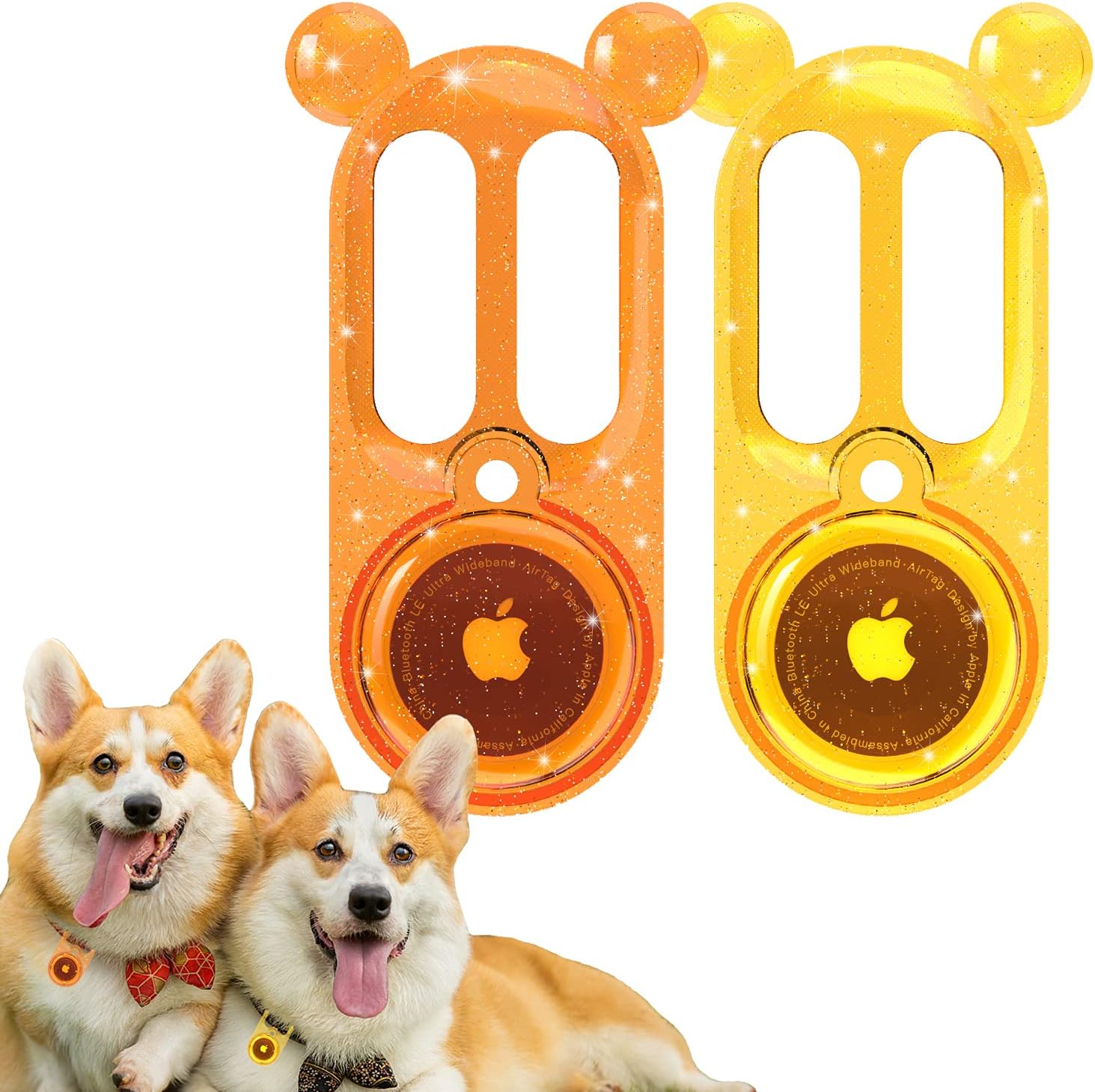 Airtag Holder for Dog Collar, Soft Air Tag Case for Cat