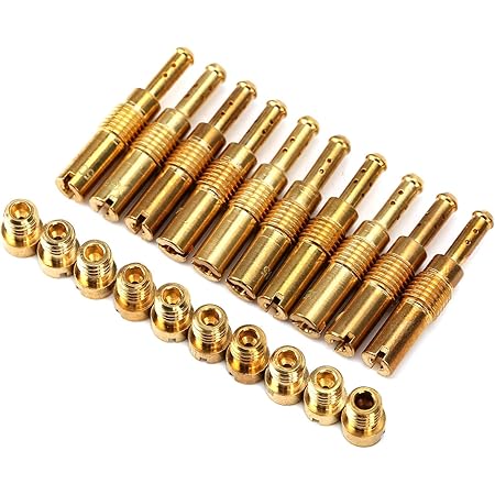 20-teiliges Motorrad Vergaser Düsen Set - Für Keihin PWK CVK PE Carburatoren - Haupt- & Pilotdüsen