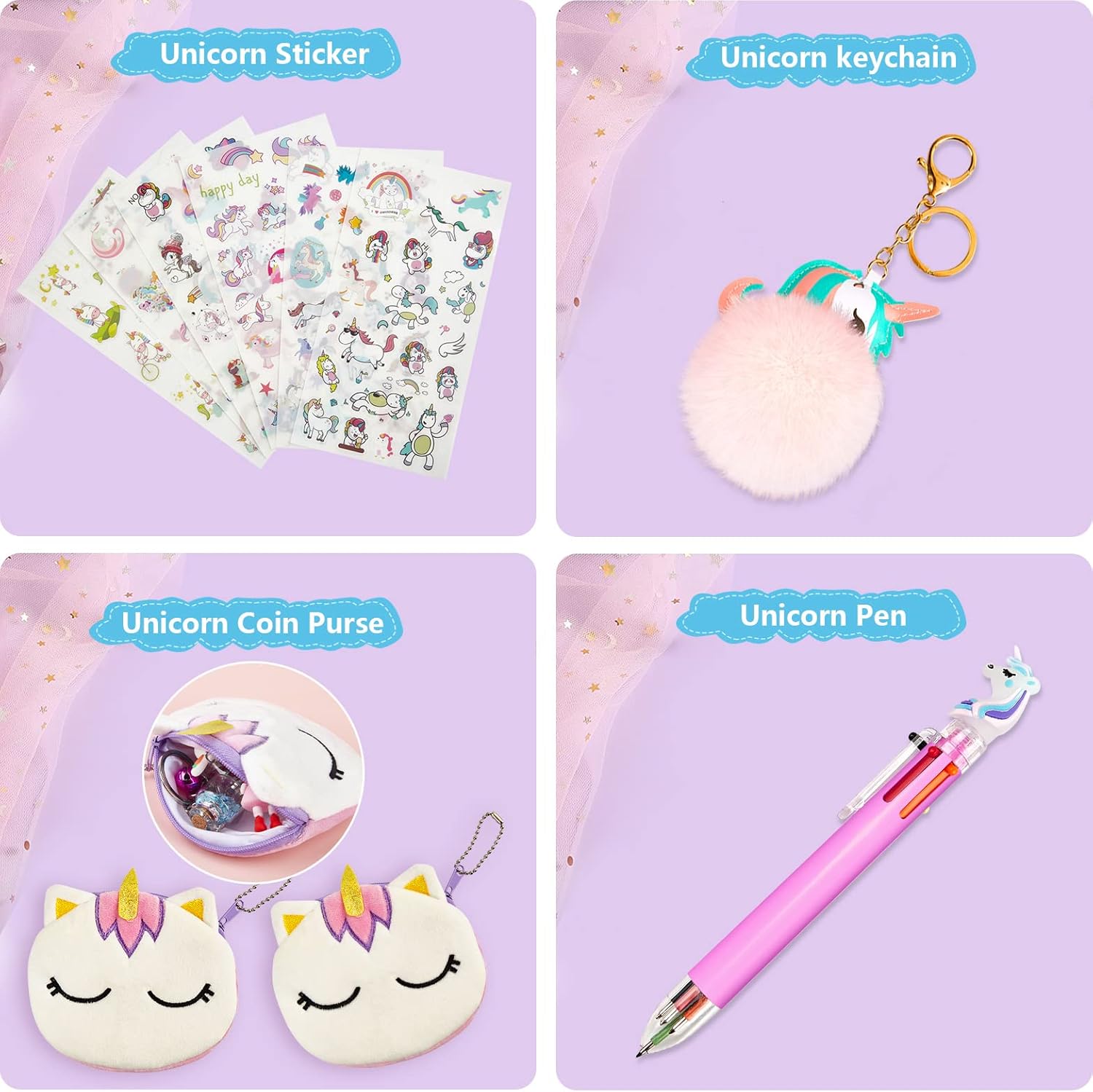 Sicbanna Unicorn Diary for Girls with Lock and Keys, Kids Unicorn Journal Notebook Gift Set for Writing and Drawing, Plush Secret Fuzzy Diary with 160 Pages : Toys & Games