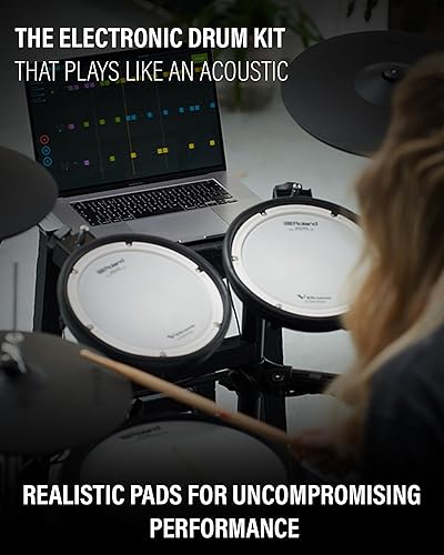 Miniatura 8 de Roland Generation 2 V-Drums TD-17KV2 - Batería electrónica con bolsa para baqueta, cable de audio de 0.138 in, 3 pares de baquetas y paño de pulido