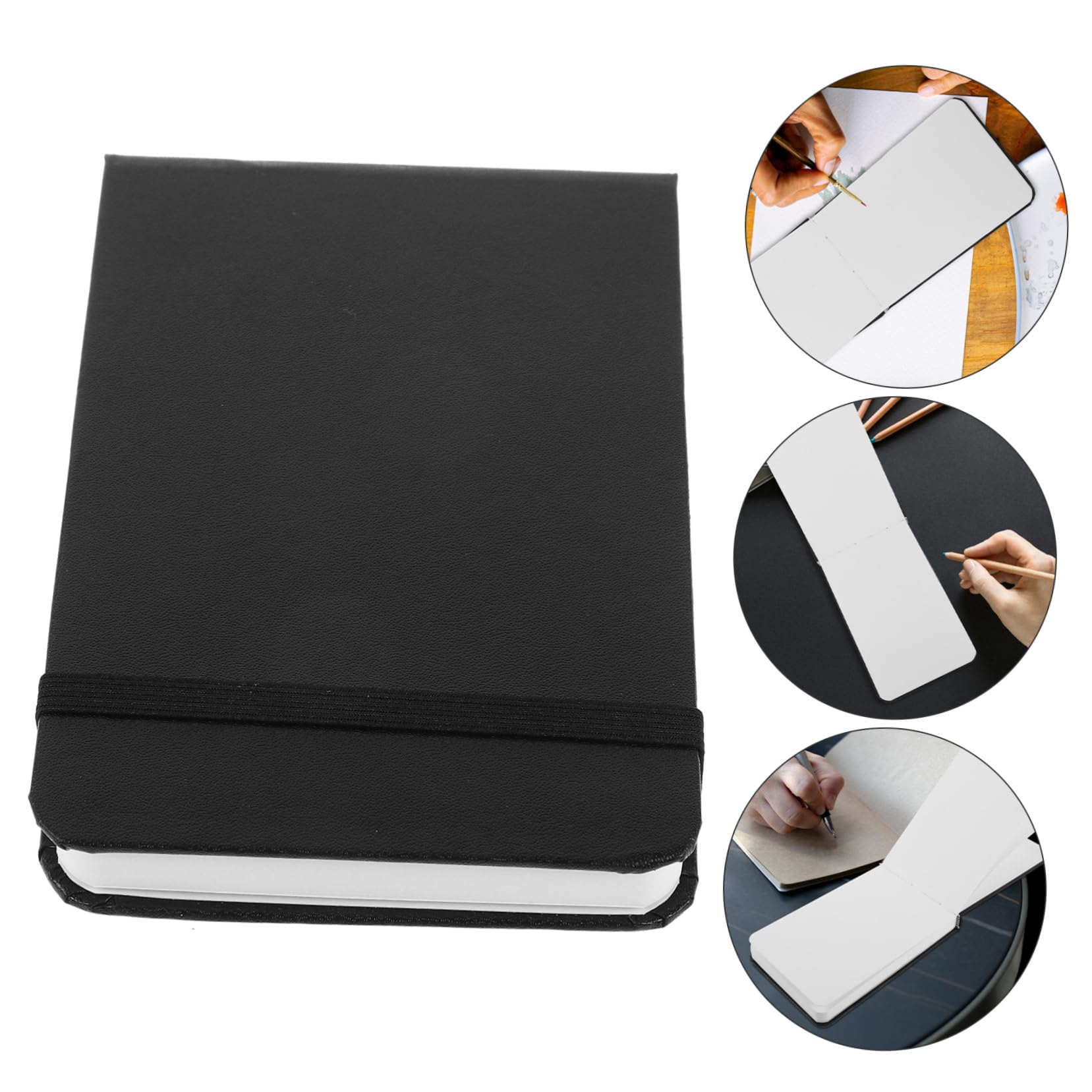 Artibetter 3 Piezas Libro mayor de acuarela cuaderno de bocetos portátiles minicuaderno de bocetos pequeño blocs de dibujo para dibujar para adultos papel de dibujo