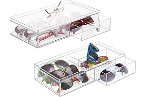 Glasses Organizer - Compact Storage Solution for Multiple Eyeglasses