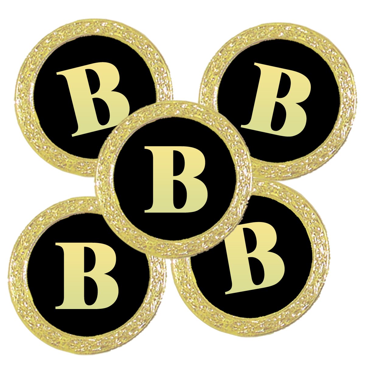 Best Impressions Personalised Golf Ball Markers with Initial (B)