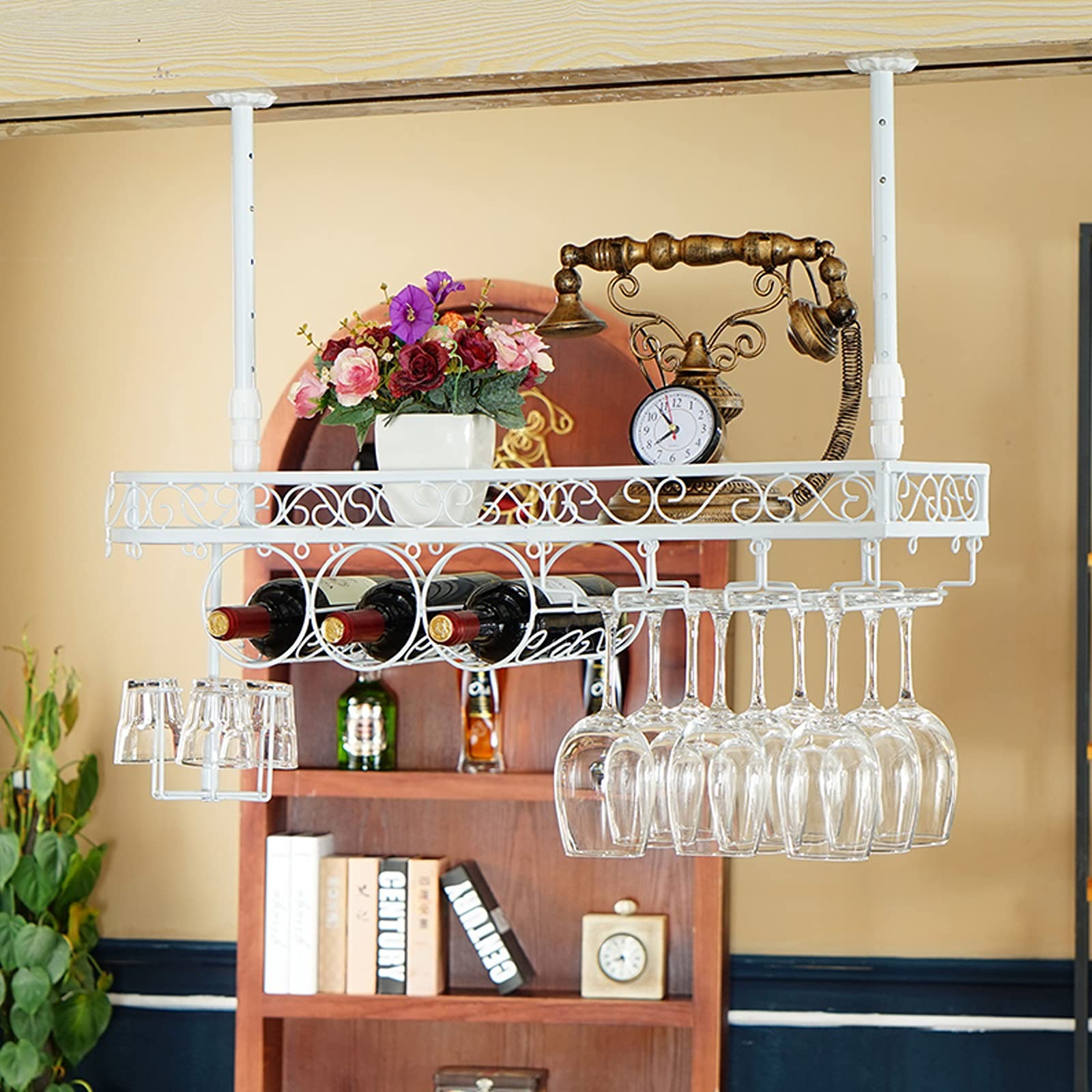 Porte-verres créatifs à hauteur réglable pour optimiser votre bar