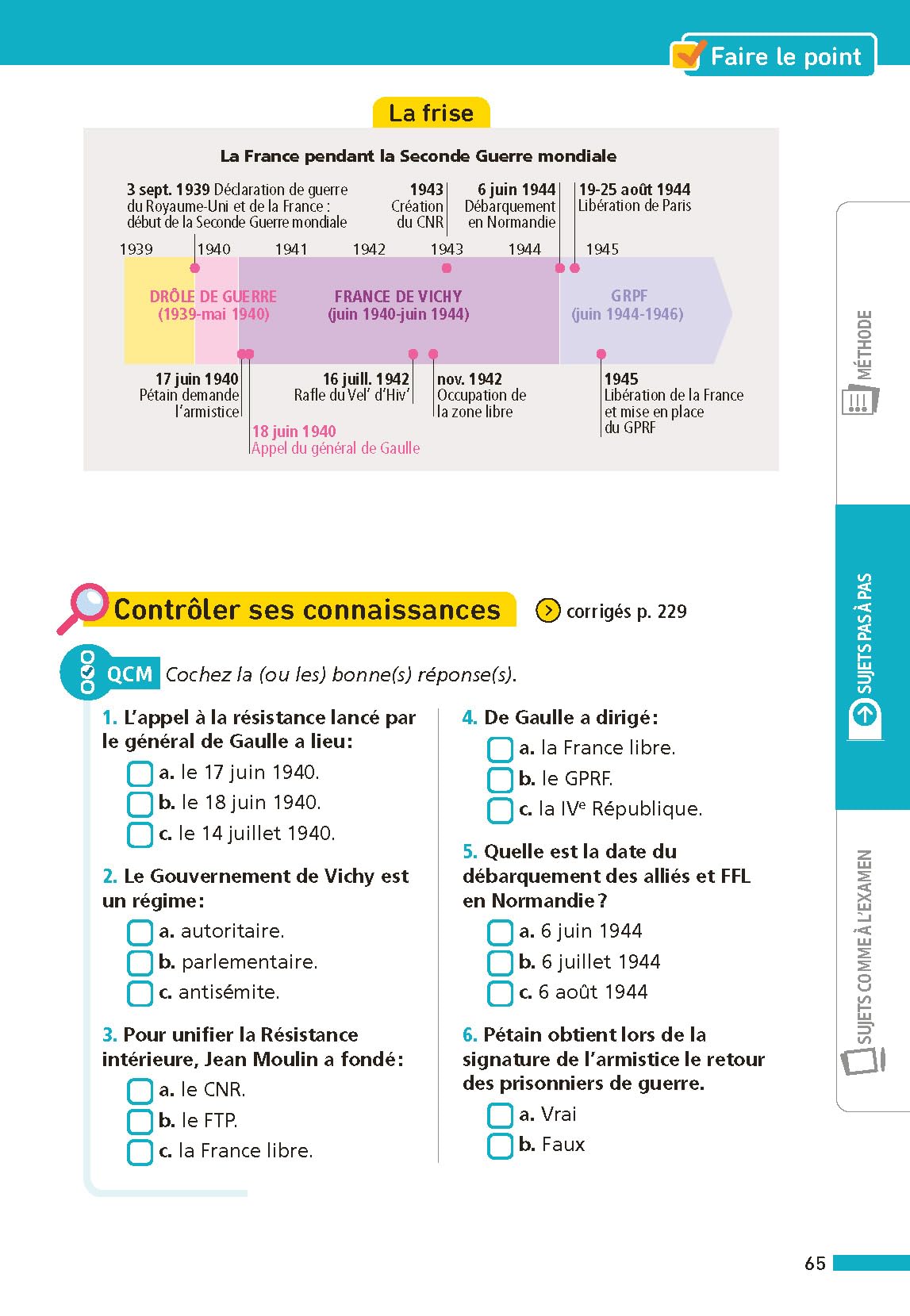Annales ABC du Brevet 2026 - Histoire-Géographie-EMC 3e - Sujets et corrigés + fiches de révisions: Avec les sujets du Brevet 2025
