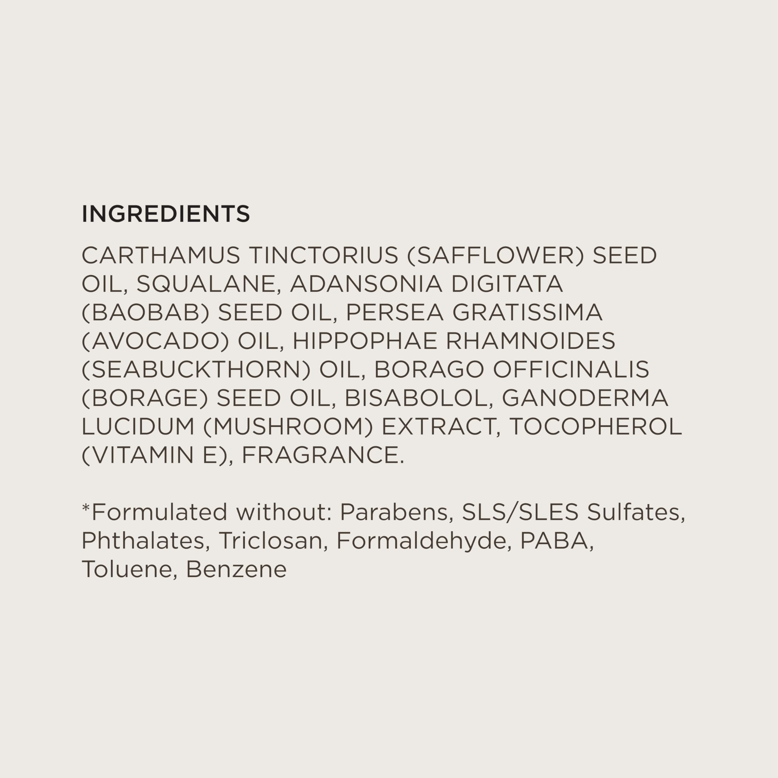 Colleen Rothschild THE RITUAL Body Oil with Safflower & Baobab - Fast-Absorbing and Lightly Aromatic Luxury Oil for Glowing, Soft Skin