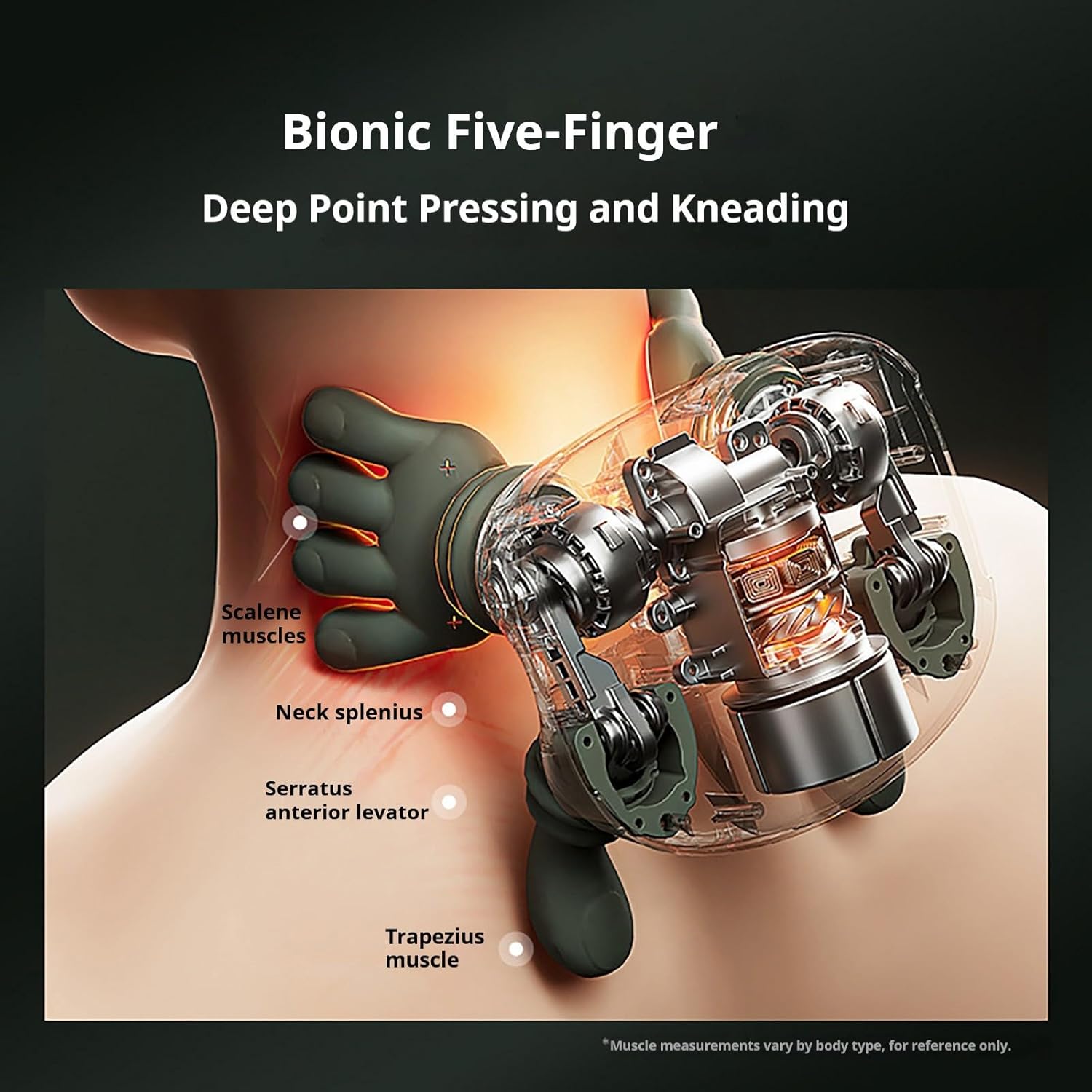 Neck Massager with Heat, Shiatsu Neck and Back Massage, Shoulder Massager for Pain Relief Deep Tissue with 4D Kneading, Wireless Portable and Rechargeable Finger Massage for Women and Men - Image 6