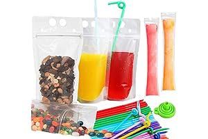 100-Pack Reusable Smoothie Bags for Effortless Freezing
