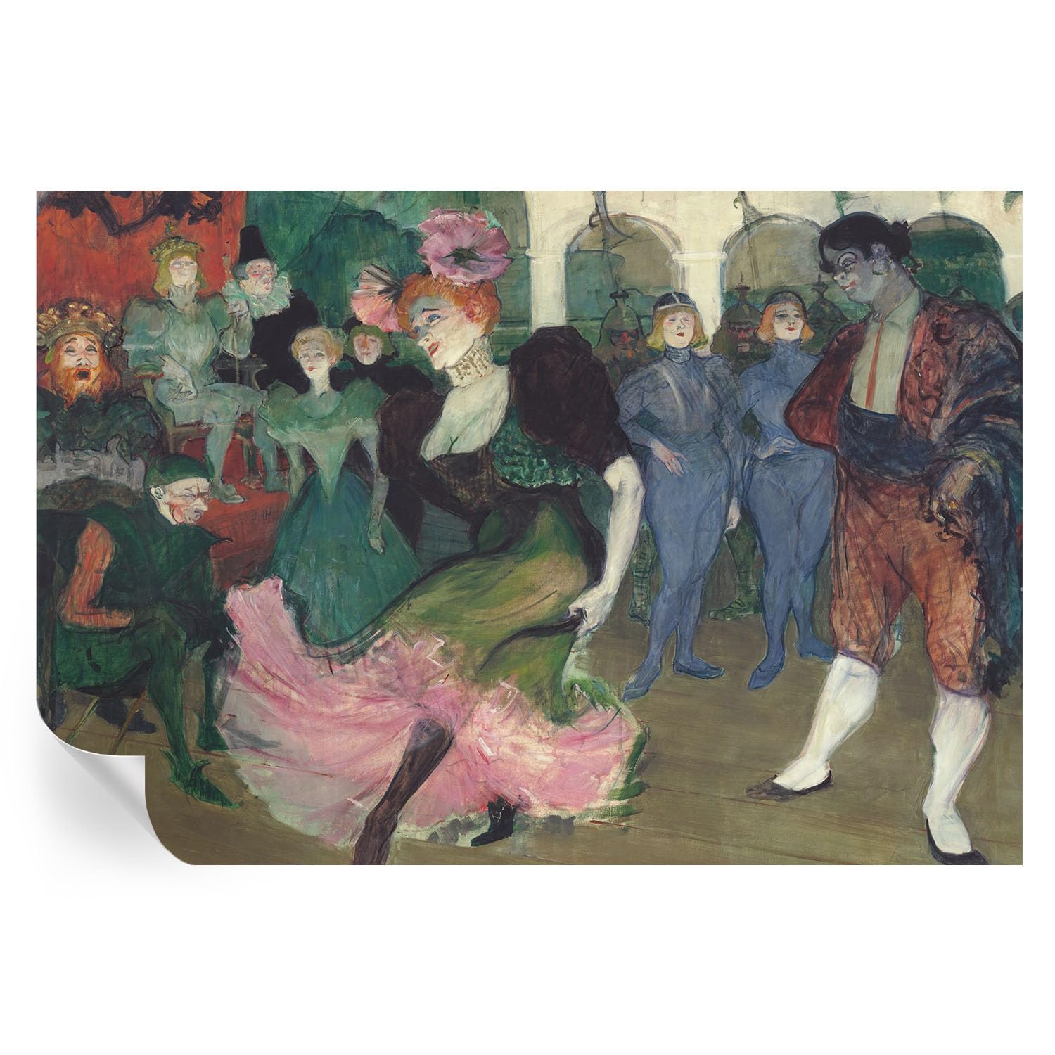 Mural de baile de salón 152x104 cm y revestimiento decorativo para paredes del hogar