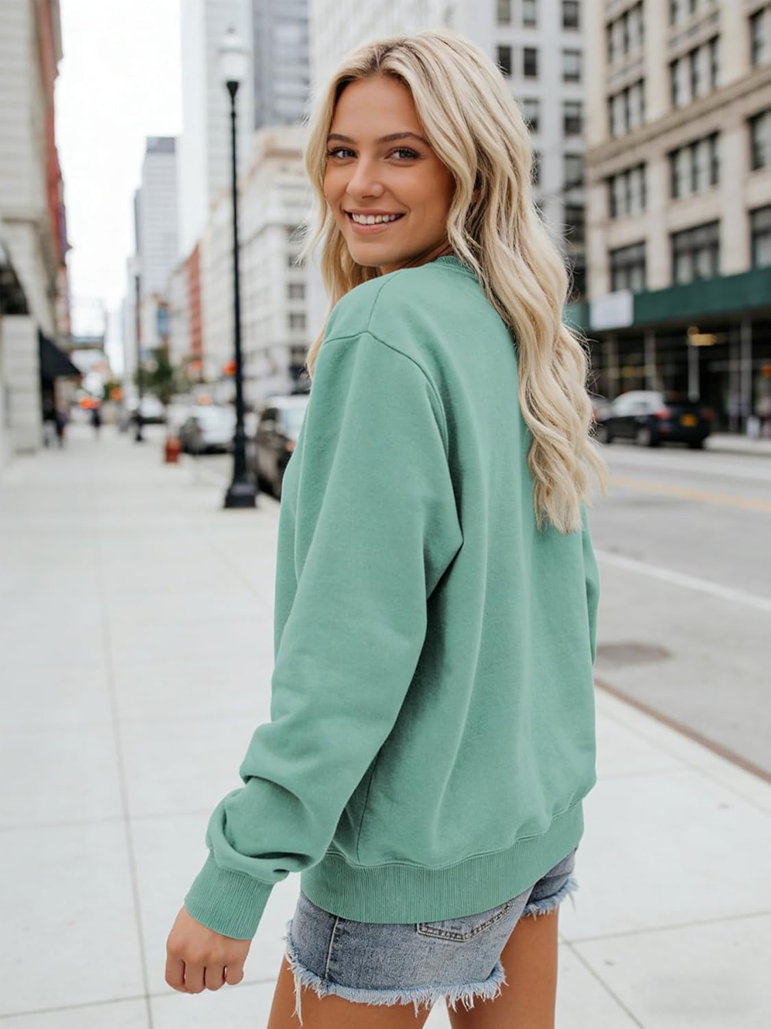 I Could Be Meaner Sweatshirt Women, Funny Sweatshirts for Women Sarcasm Saying Tops Graphic Crewneck Humor Pullover - Image 3