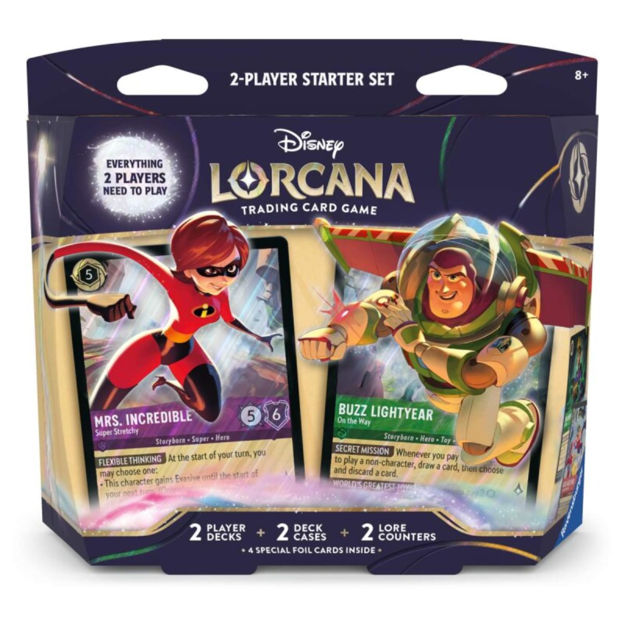 Ravensburger Disney Lorcana Jeu de cartes à collectionner pour adultes et enfants à partir de 8 ans – Set 12 : Wilds Unknown – Deck pour 2 joueurs
