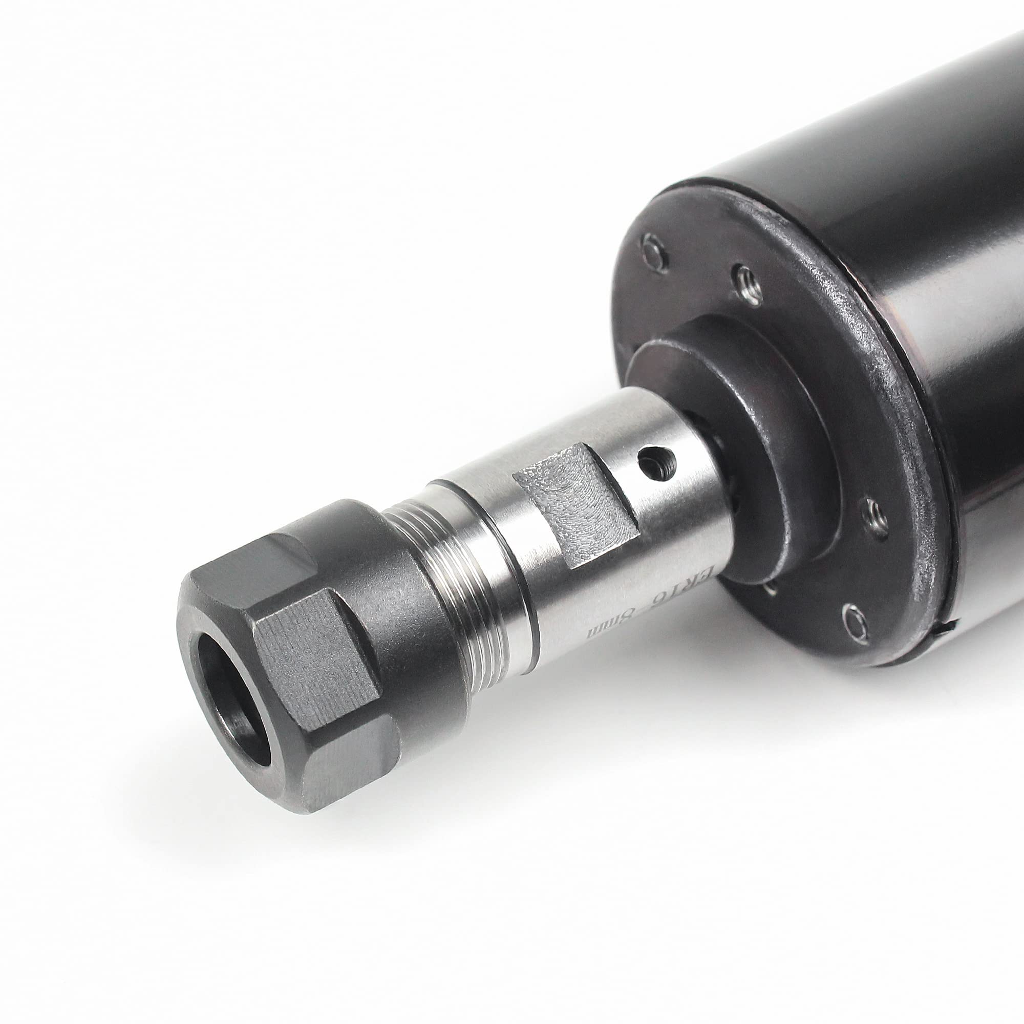 RATTMMOTOR Motore a mandrino, 500 W, motore a mandrino CNC, 52 mm, 48 VDC ER16, raffreddamento ad aria, 12000 giri/min, + 8 mm, pinza di serraggio ER16, per incisione/fresatrice CNC fai da te