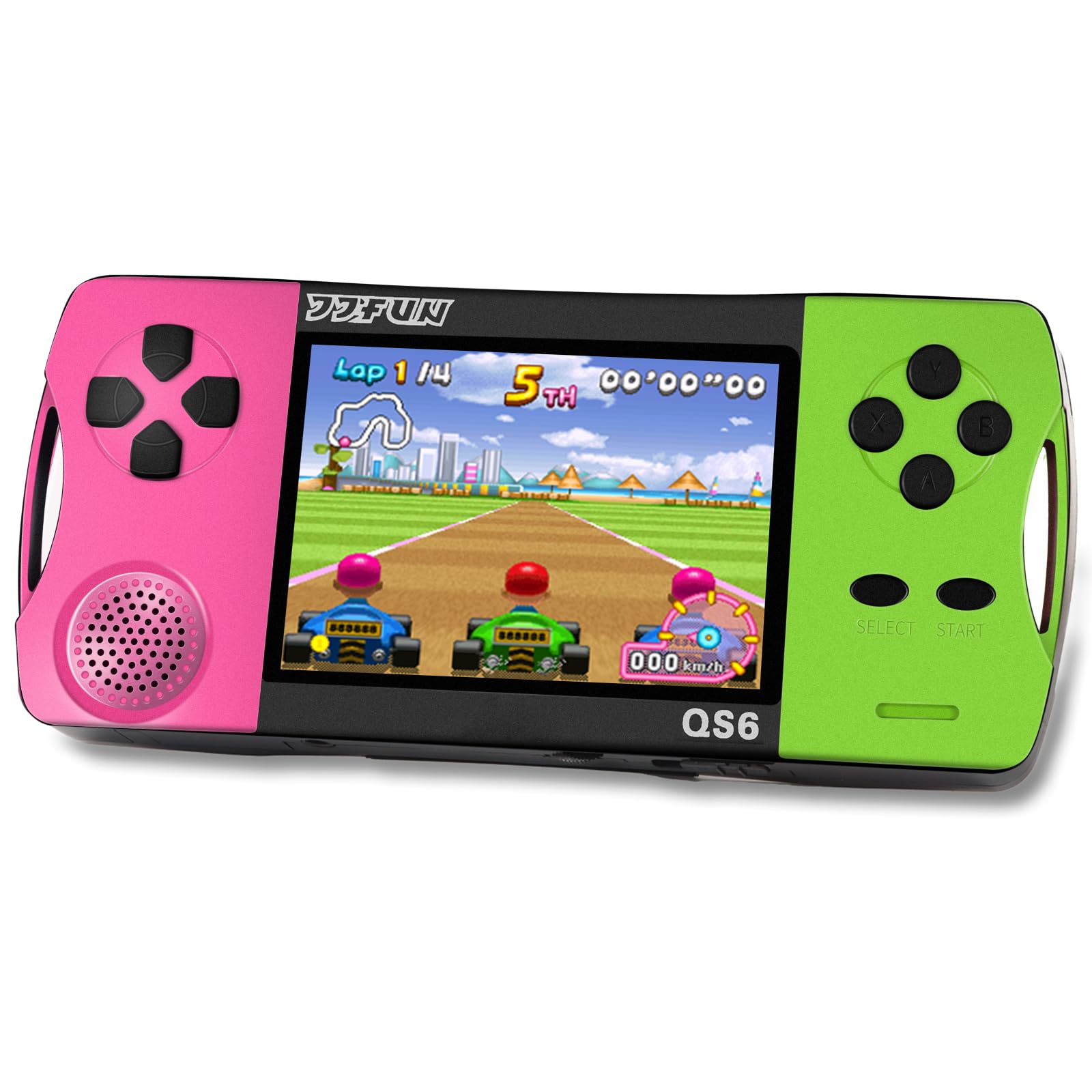 Handheld Retro Game Console for Kids Ages 4-12, Preloaded 216 Classic Mini Games, 3.5″ Large Screen, Rechargeable, Portable Arcade Video Game Gift for Boys Girls (Blue+Red) — view 12