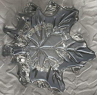 Simon Designs Blue Shimmer Mapleleaf Votive