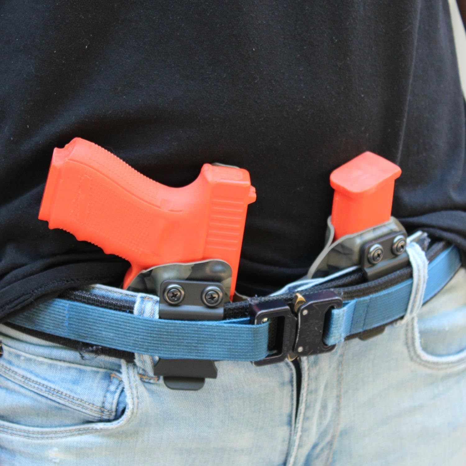 American Safety Trainers - Compatible with Sig Sauer Models - Non-Functional Solid Polymer Training Guns - Blaze Orange - U.S.A. - Safe Practice Aides - Fits Model Specific Holsters