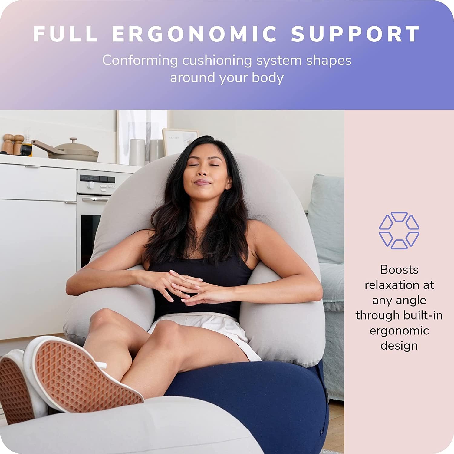 Moon Pod Crescent Backrest Ergonomic Support for Angola Ubuy