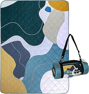 Exclusivo Mezcla Waterproof Picnic Blankets 3-Layer 60x80 Inches Large Sandproof Beach Blanket Foldable Outdoor Blanket fo...