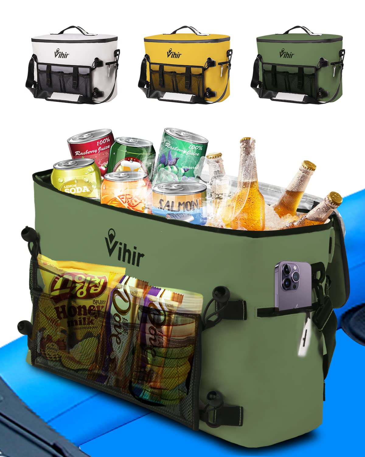 Vihir Waterproof Large Kayak Cooler: The Ultimate Choice for Keeping Your Beverages and Snacks Cool on Your Outdoor Adventures
