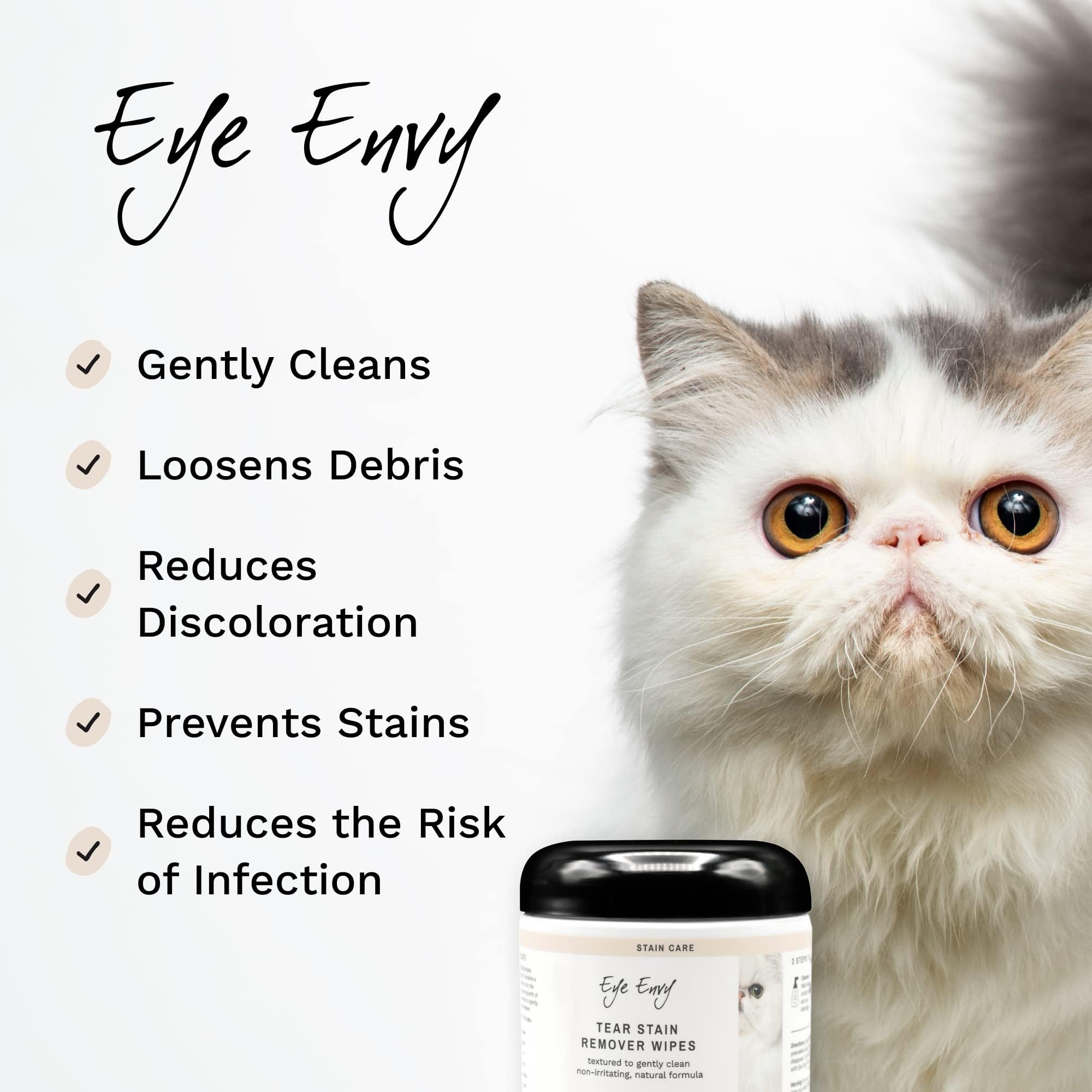 Eye Envy Copy of, Lingettes pré-imbibées détachantes