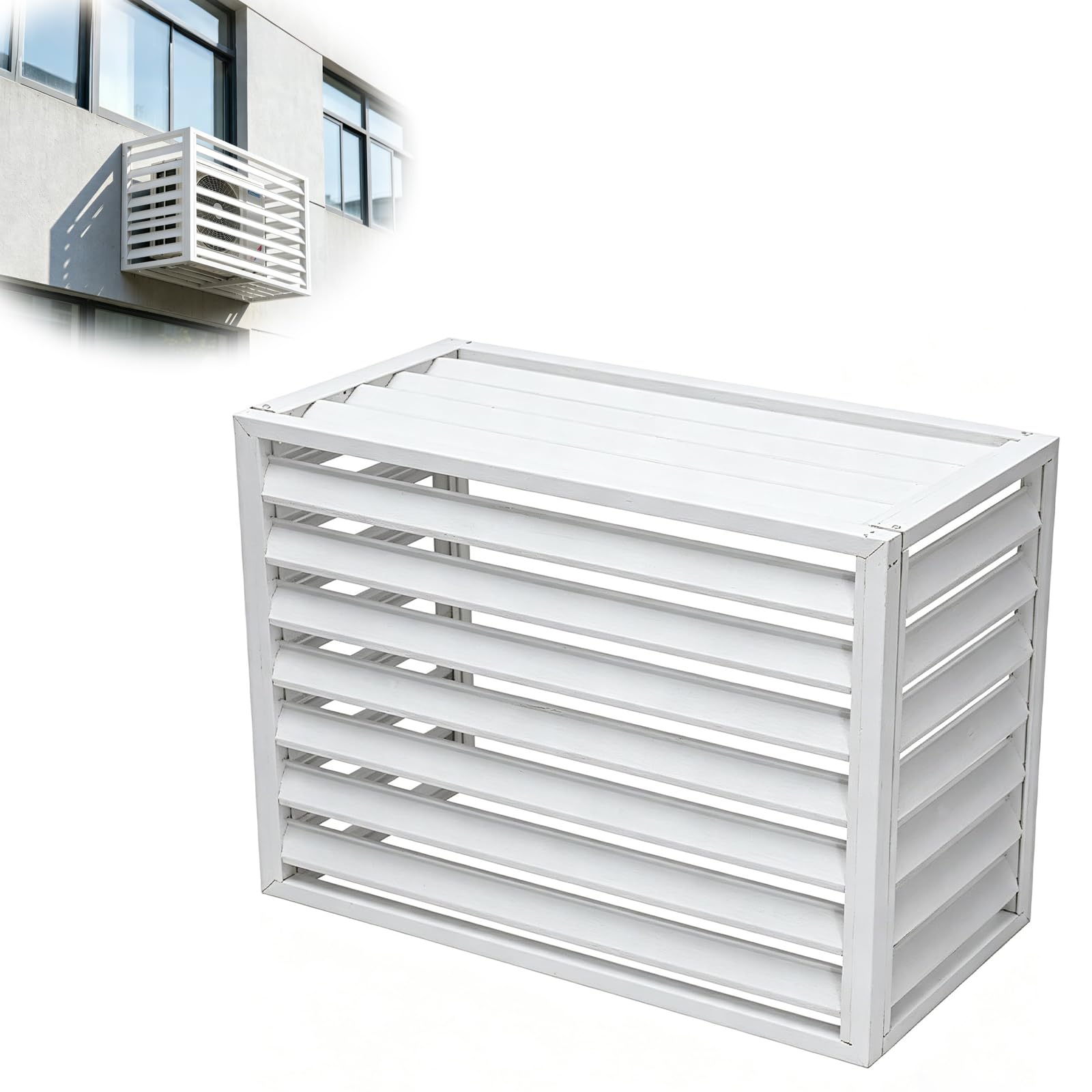 Kgfvesdc Mini Split AC Unit Cover for Outside Units,Outdoor Noise Reduction