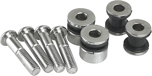 Miniatura 2 de SWESGI Kit de accesorios de acoplamiento de motocicleta para Harley Softail 2000-2022 desmontable Sissy Bar Solo Rack, cromado