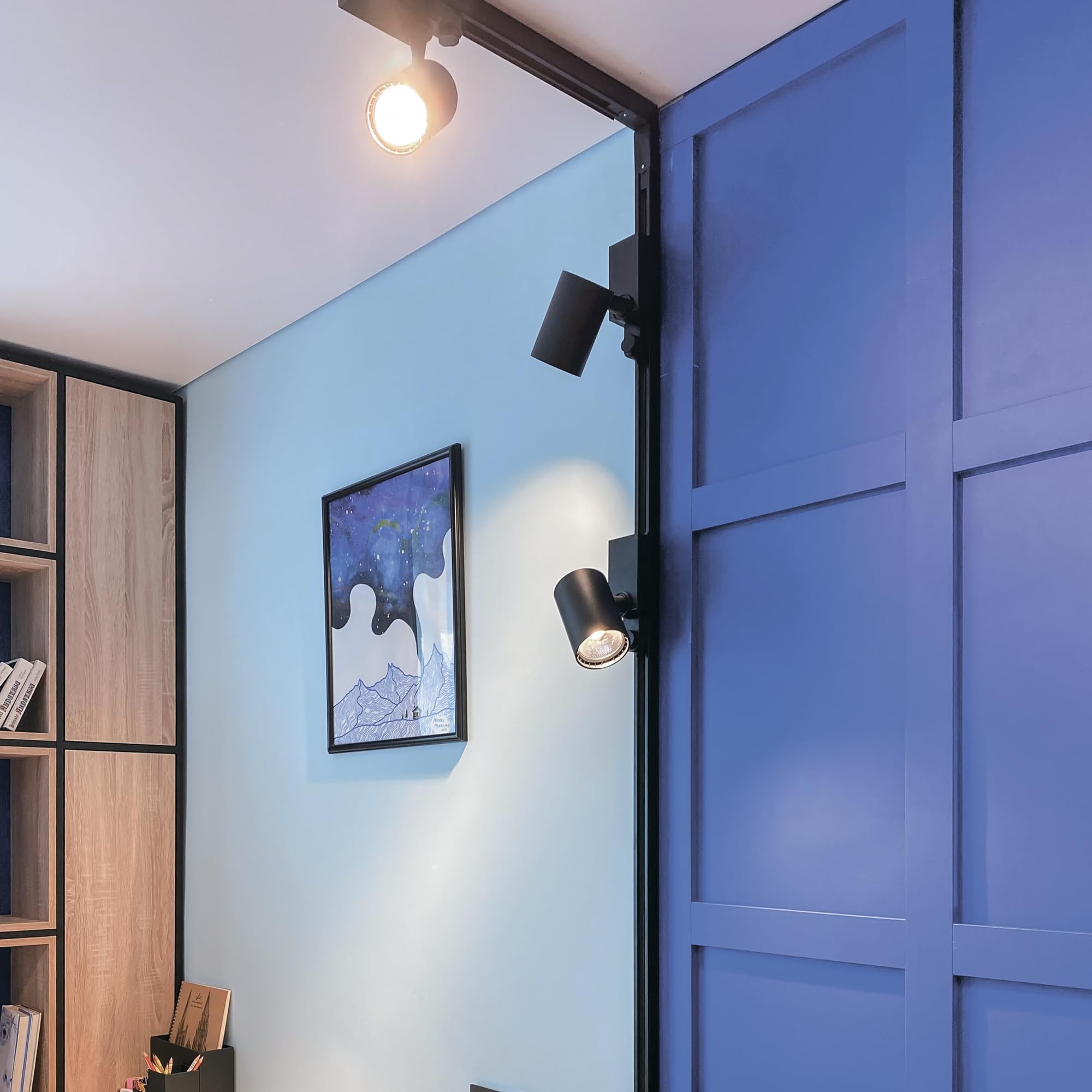 Maytoni Moderne Strahler für dreiphasiges Stromschienensystem Trinity Vuoro LED incl. Schwarz aus Aluminum und Kunststoff 10W für Küche, Schlafzimmer, Wohnzimmer