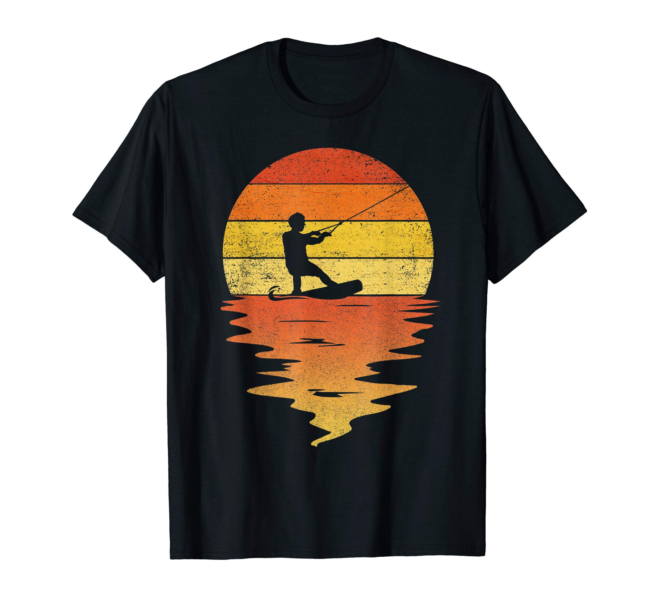 Wakeboarding shirt retro sunset 70s vintage Wakeboarding T-Shirt