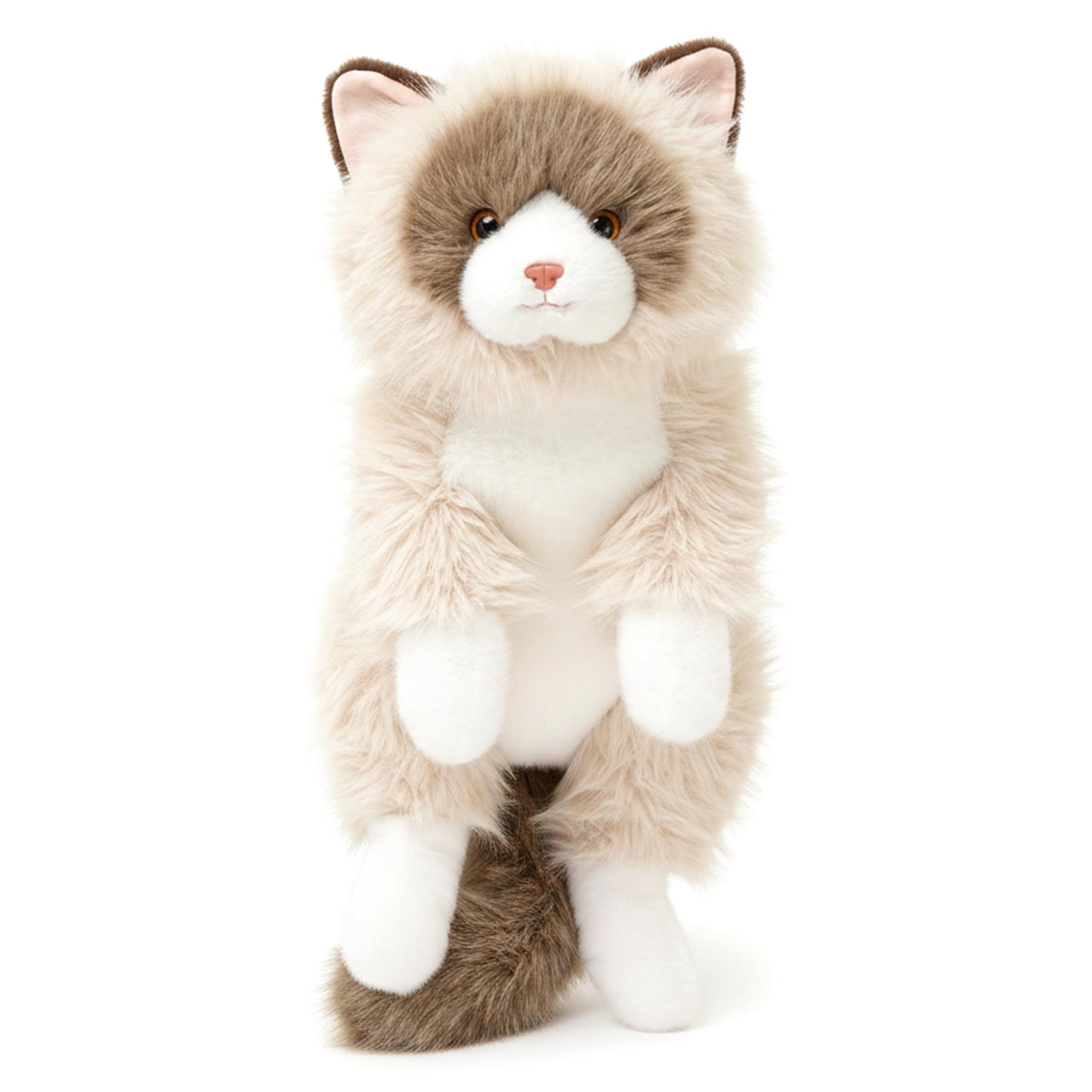 Peluche Chat Ragdoll 45 cm - Doudou Réaliste et Doux - 7