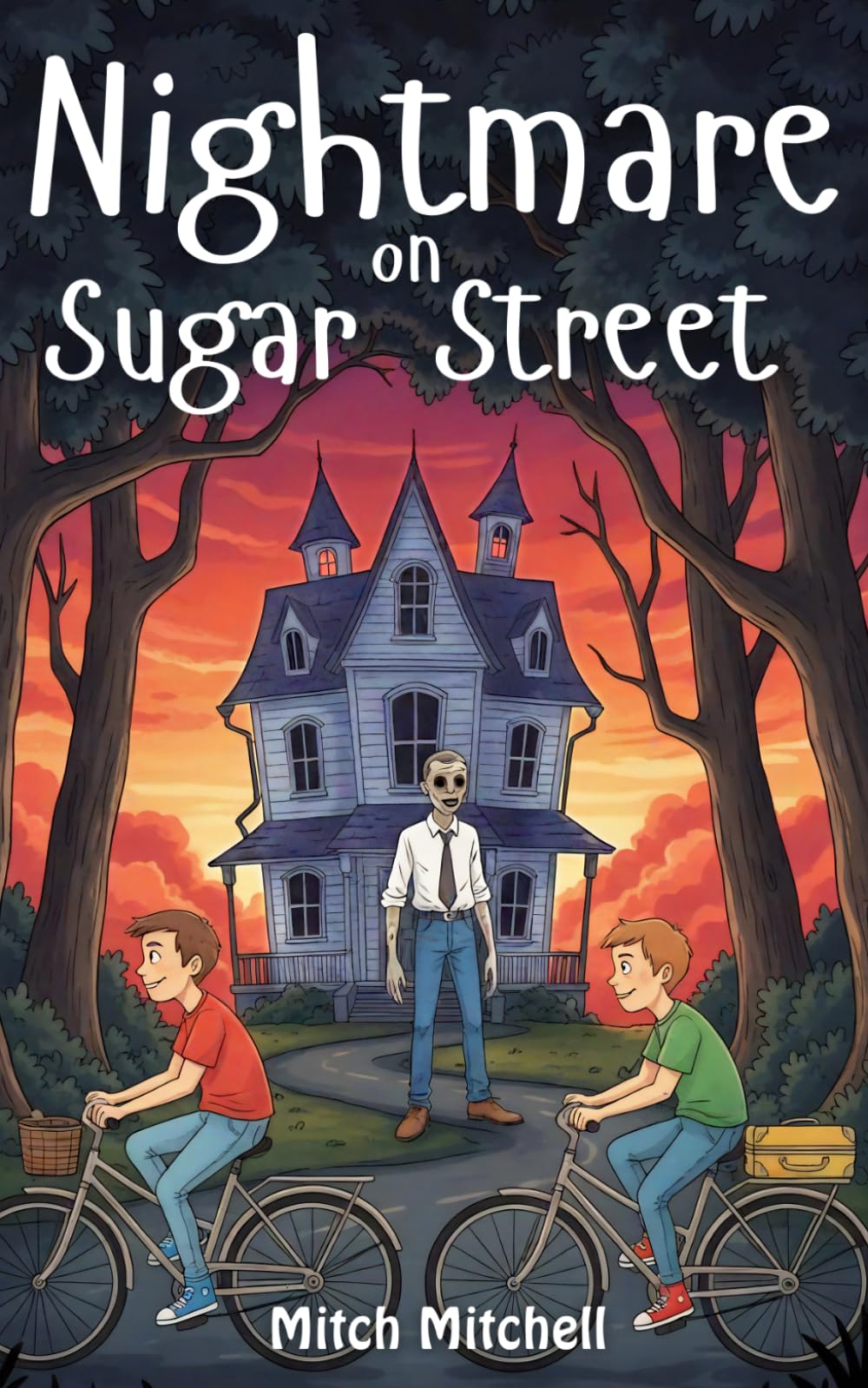 Nightmare on Sugar Street: A Creepy Chapter Book for Kids Aged 8–12 (A Spooky, Funny, Horror Adventure with Mystery and Mayhem!)