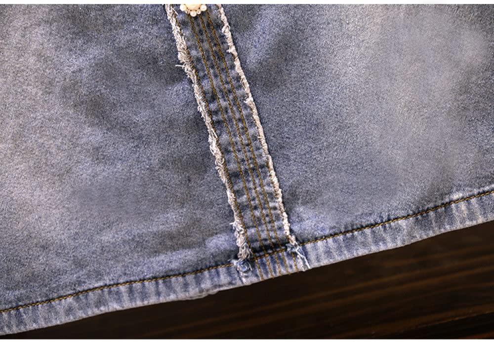 Gonne da Donna,Gonna Midi da Donna Gonna di Jeans con Spacco sul Petto Elastico A Vita Alta Elastica con Tasca Plus Size Gonne Lunghe Eleganti Increspate A-Line per Ragazze Signore,3XL