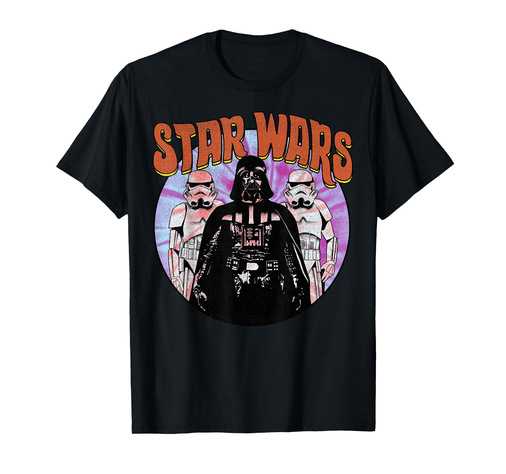 T-shirt Star Wars Vader Psychedelic Force en coton pour fan geek
