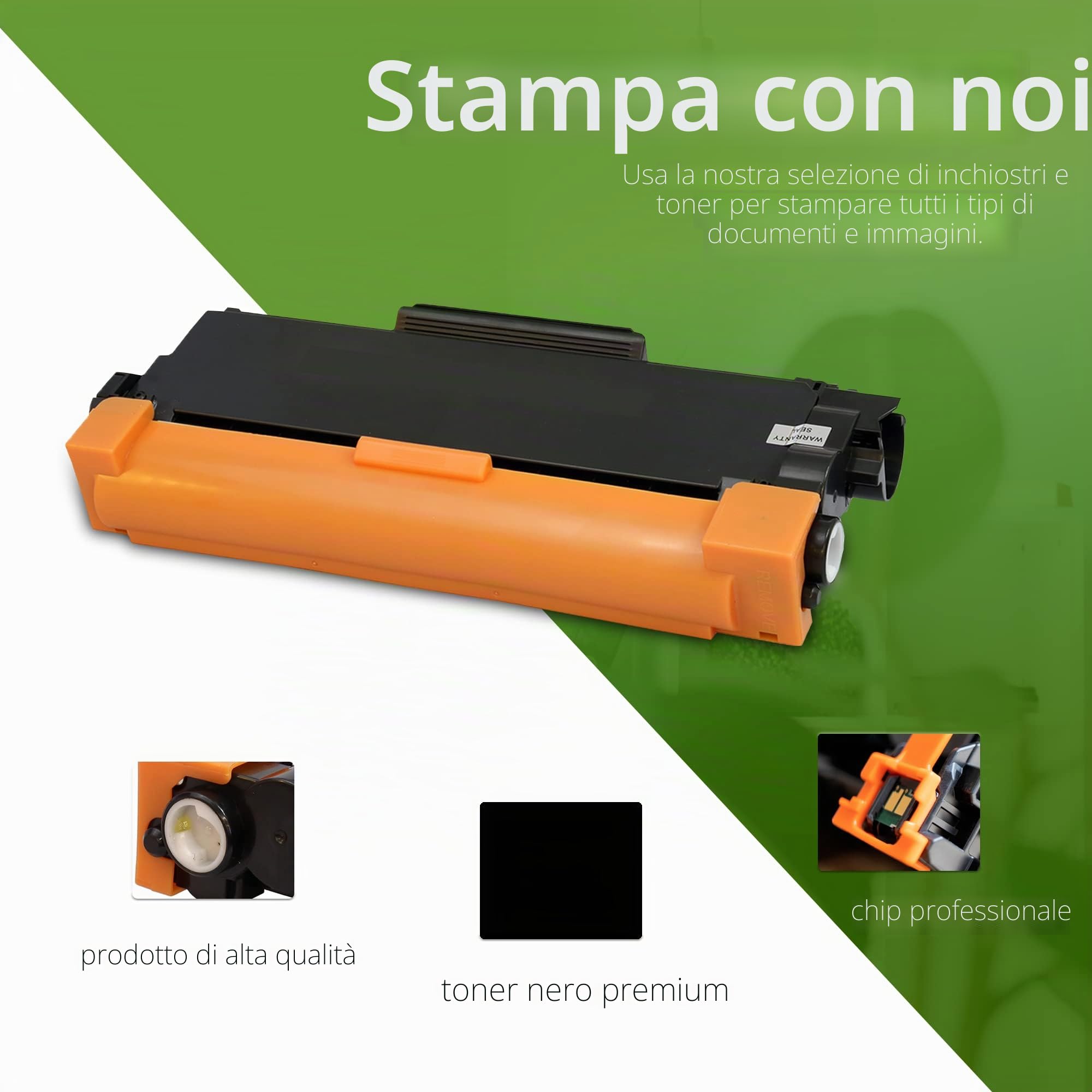 Printing Pleasure TN2320 TN2310 Compatibile Brother TN-2320 TN-2310 Cartucce di Toner per MFC-L2700DW HL-L2300D HL-L2340DW MFC-L2720DW HL-L2360DN HL-L2365DW DCP-L2520DW DCP-L2500D 5 Nero