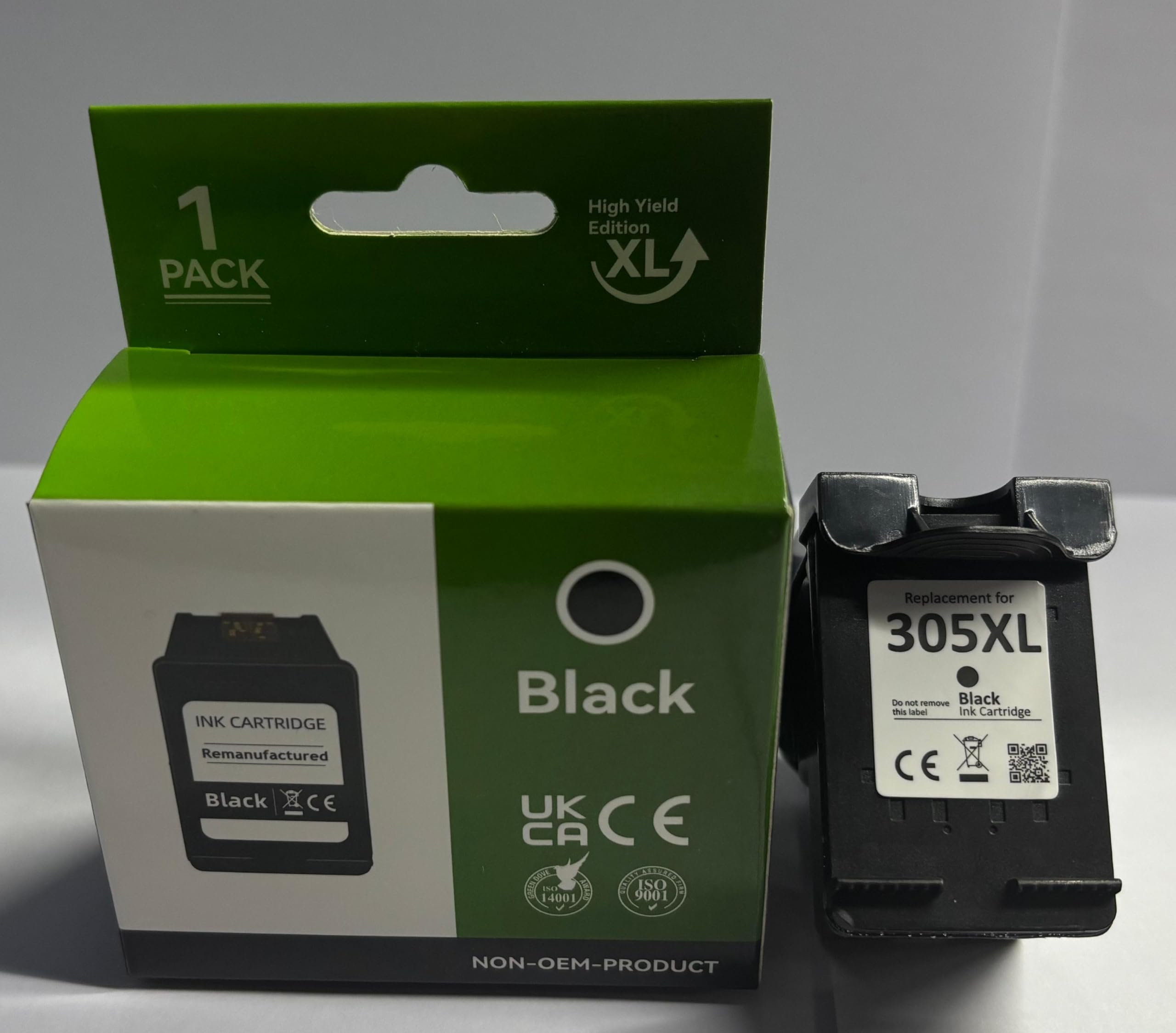 Firstoner 305XL Printer Cartridges Scwharz, 305XL Replacement for HP 305 Printer Cartridges Black for HP DeskJet 2720e 2710 2700 2724 Plus 4120e 4110 Envy 6000 6020 6032 6030 6010 Pro 6420e 644 32e(1